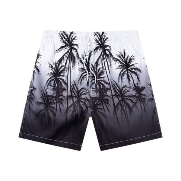 New Men's Beach Print Loose Shorts - Image 7