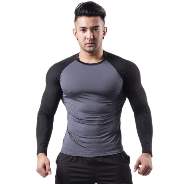 Fitness Clothing Men's High Elastic Breathability Quick Drying Clothes - Image 7