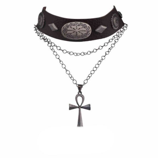 Retro Punk Style Cross Necklace - Image 6