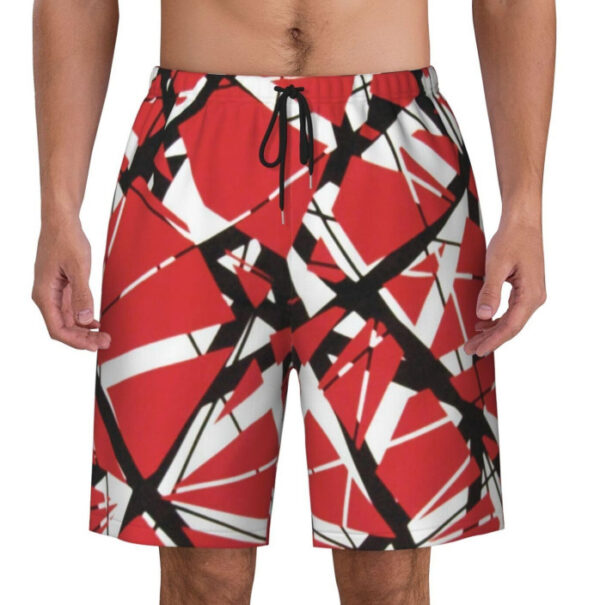 New Men's Beach Print Loose Shorts - Image 8