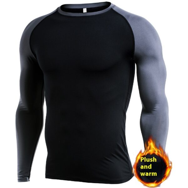 Fitness Clothing Men's High Elastic Breathability Quick Drying Clothes - Image 3