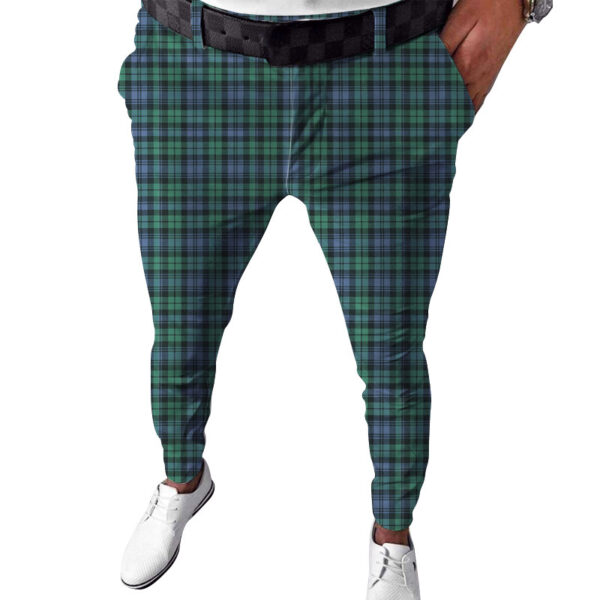 Men's Plaid Printed Casual Pants - Image 8