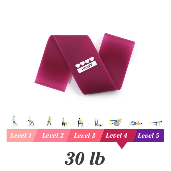 Yoga Resistance Rubber Bands Indoor Outdoor Fitness Equipment 0.35mm-1.1mm Pilates Sport Training Workout Elastic Bands - Image 10