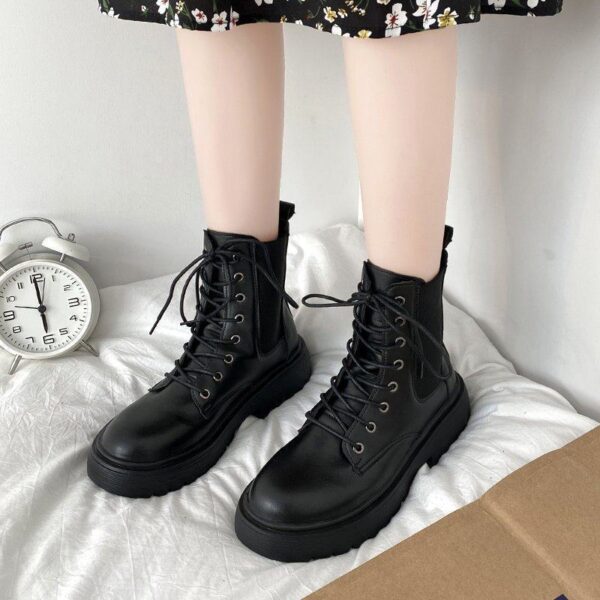 Internet Celebrity Thin Martin Booties Female Fashion - Image 4
