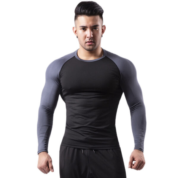 Fitness Clothing Men's High Elastic Breathability Quick Drying Clothes - Image 10