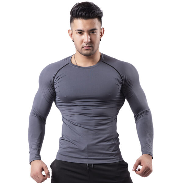 Fitness Clothing Men's High Elastic Breathability Quick Drying Clothes - Image 2