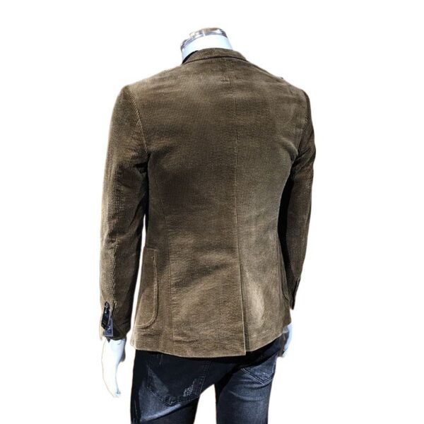Corduroy Suit Men's Business Slim Fit Casual Small Suit - Image 6