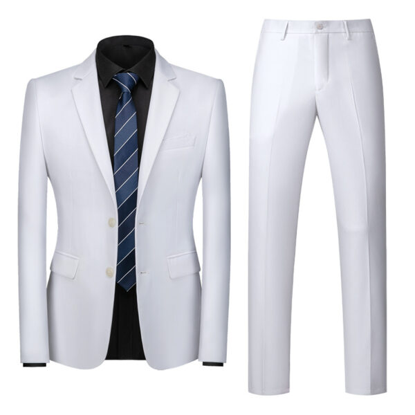 Two-piece Suit With Two Buttons For Wedding - Image 3
