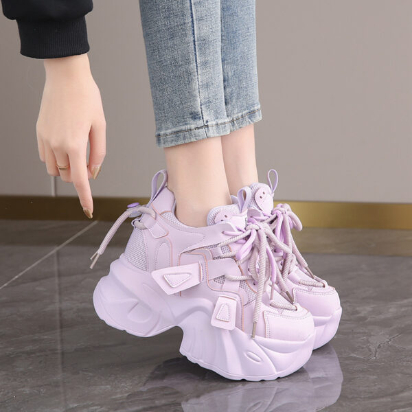 Women's Popular Casual Thick-soled Small Dad Shoes - Image 2