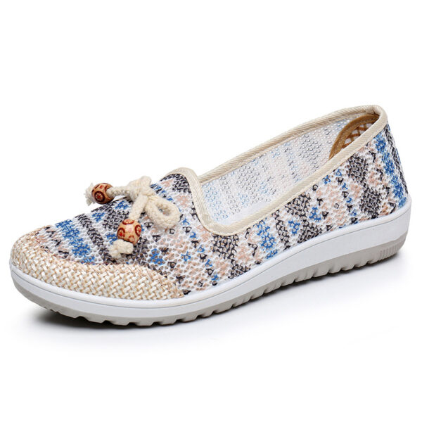 Women's Soft-soled Non-slip Breathable Hollow Cloth Shoes - Image 2