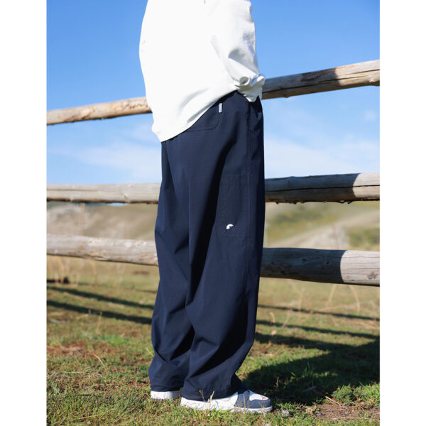 Loose Niche Drape All-match Work Trousers - Image 3