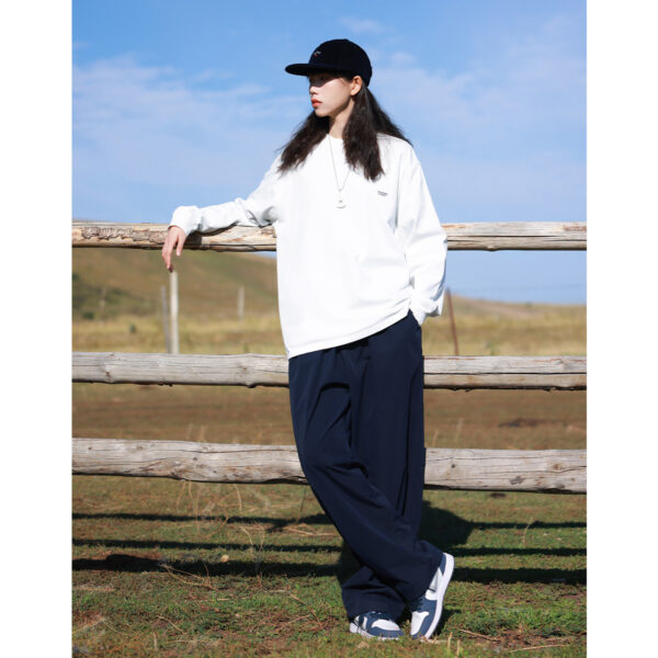 Loose Niche Drape All-match Work Trousers - Image 8