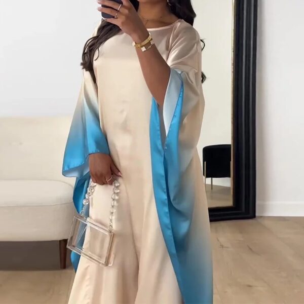 Ethnic Tribe Long Sleeve Printed Maxi Dress - Image 4