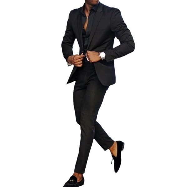 Two-piece Digital Printing Suit With Two Buttons Suit - Image 4
