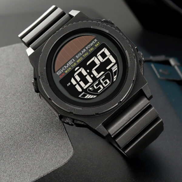 Fashion Solar Multifunctional Waterproof Watch - Image 2