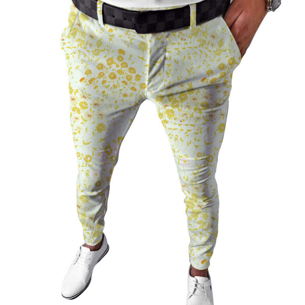 Men's Plaid Printed Casual Pants - Image 6
