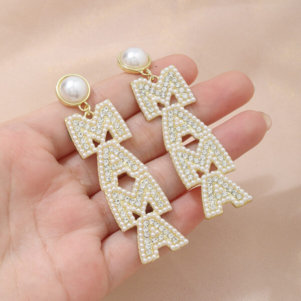 MAMA Mother's Day Creative Letters Alloy Ornament - Image 2
